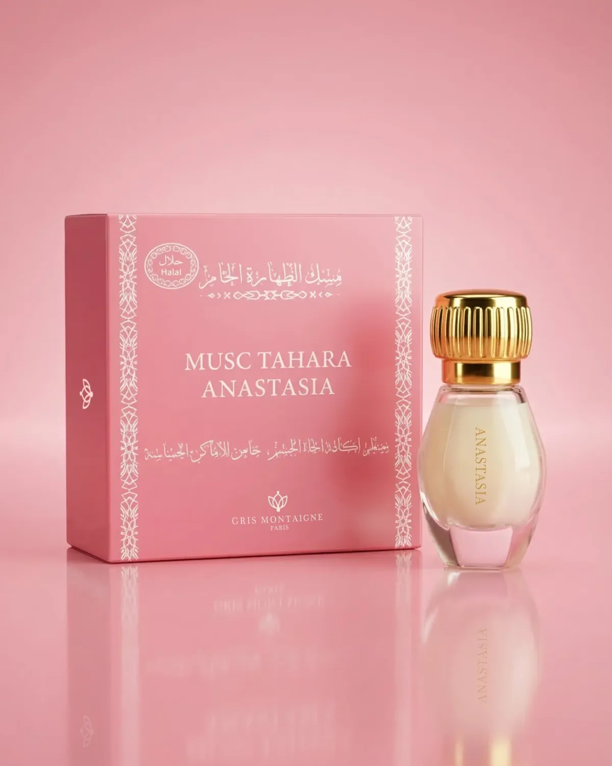 Musc Tahara Anastasia de Gris Montaigne, étui et flacon