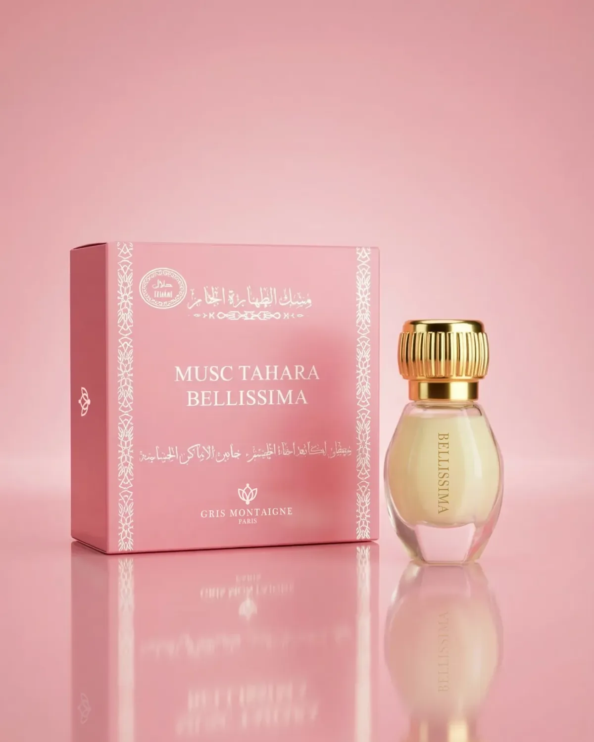 Musc Tahara Bellissima de Gris Montaigne, étui et flacon