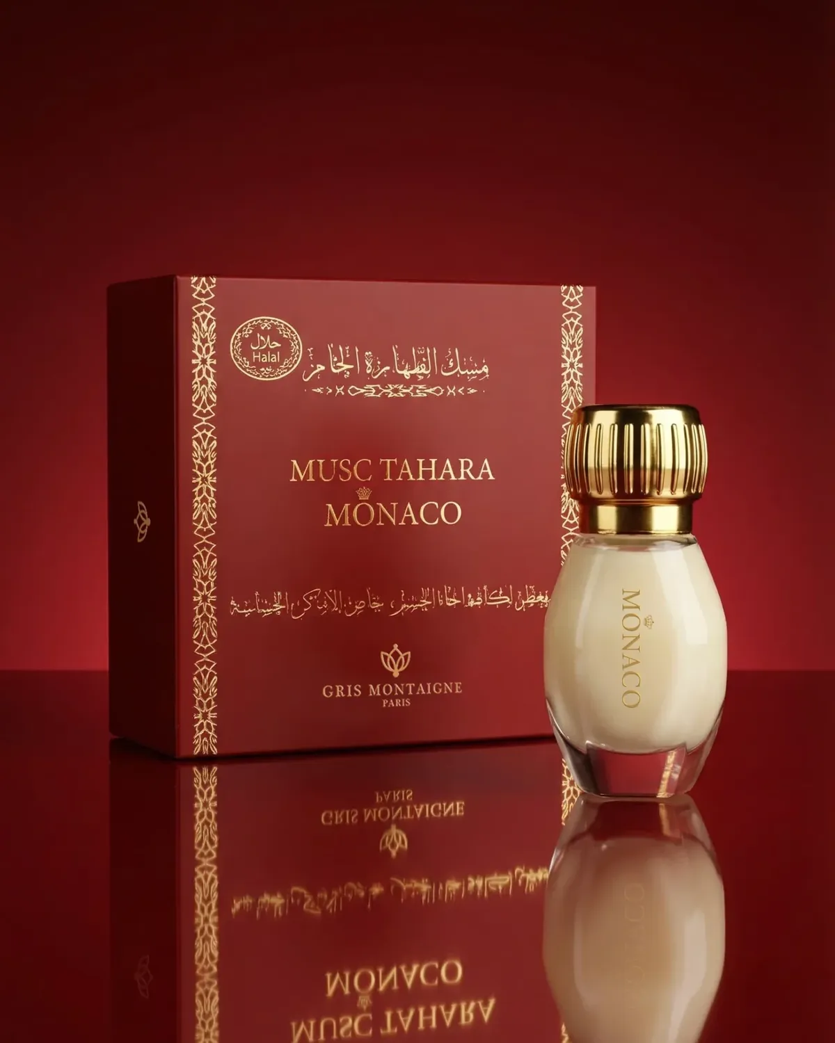 Musc Tahara Monaco de Gris Montaigne, étui et flacon