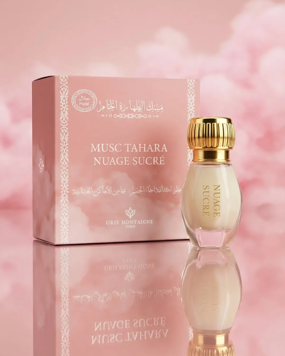 Musc Tahara Nuage Sucré de Gris Montaigne, étui et flacon