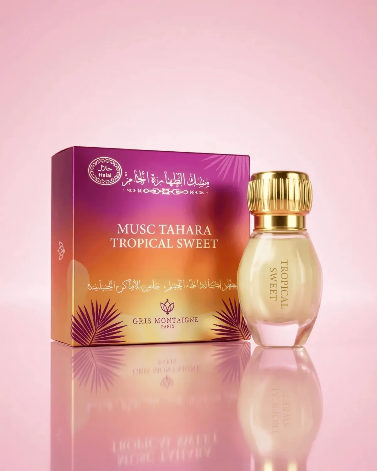 Musc Tahara Tropical Sweet de Gris Montaigne, étui et flacon