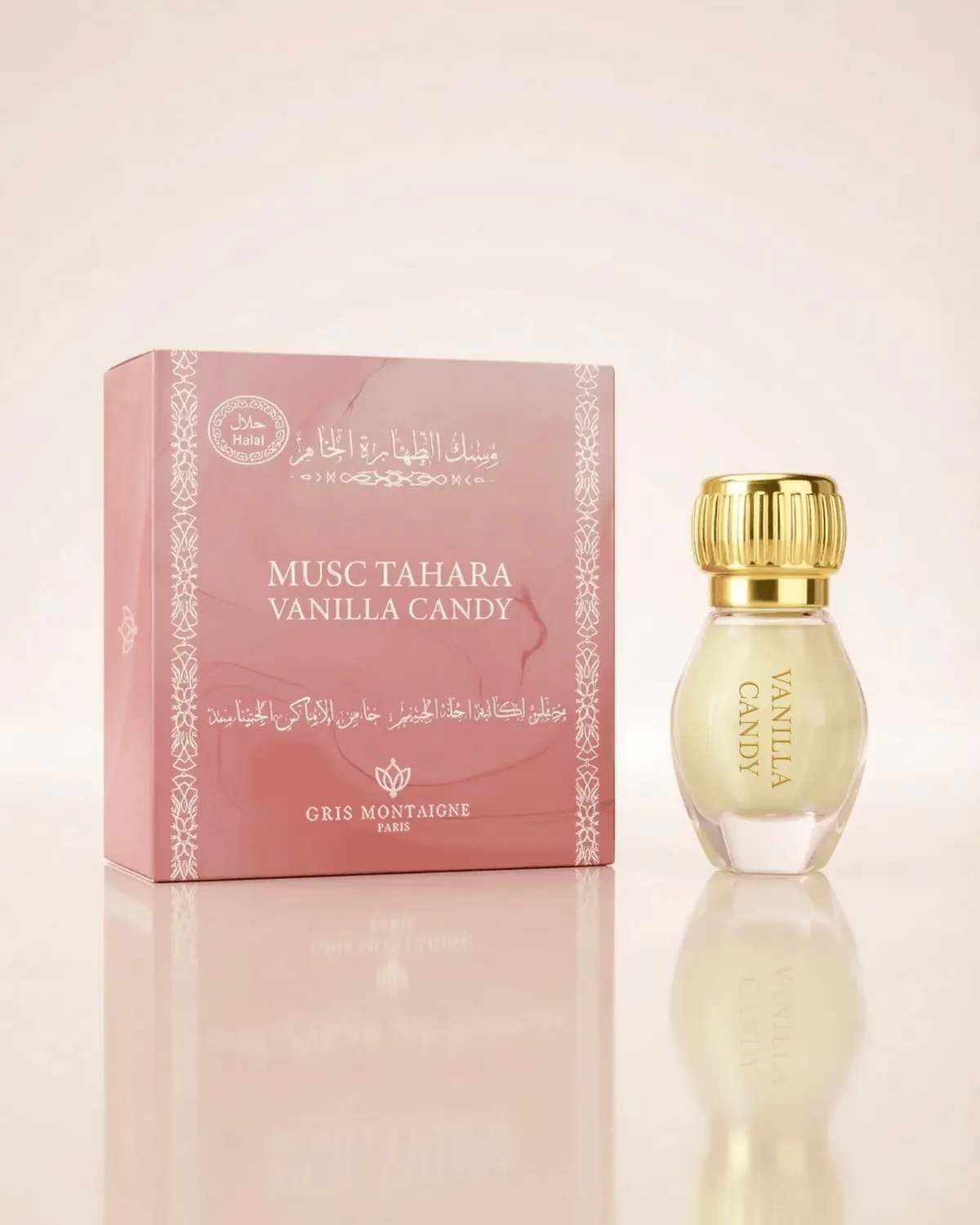 Musc Tahara Vanilla Candy de Gris Montaigne, étui et flacon